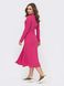 Повсякденне плаття із фактурного трикотажу рожеве, XL(50)
