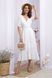 Красивое летнее платье из хлопка белое, XL(50)