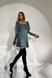 Новогоднее платье мини блестящее бирюзового цвета, XL(50)