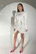 Витончена святкова сукня міні білого кольору, XL(50)