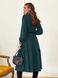 Зеленое платье-миди из французского трикотажа, XL(50)