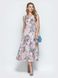 Женственное платье из софта в нежный цветочный принт, XL(50)