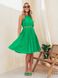 Зеленое платье сарафан длиной миди, 42-44