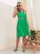 Зеленое платье сарафан длиной миди, 50-52