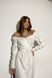 Красиве новорічне плаття міді білого кольору, XL(50)