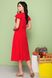 Літнє плаття кльош на запах червоне, XL(50)