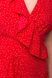 Літнє плаття кльош на запах червоне, XL(50)