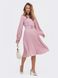 Платье-миди с юбкой-плиссе розового цвета, XL(50)