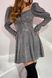 Новорічне плаття міні блискуче сірого кольору, XL(50)