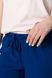 Жіночі брюки палаццо сині, XL(50)