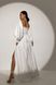 Великолепное вечернее платье в пол белого цвета, XL(50)