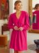 Летнее льняное платье оверсайз розового цвета, S(44)