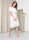 Легка літня сукня міді білого кольору, M(46)