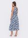 Літня сукня міді синього кольору з принтом, XL(50)