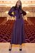 Элегантное вечернее платье из шелка фиолетового цвета, L(48)