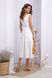 Модний жіночий сарафан білого кольору, XL(50)