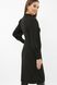 Приталенное платье длиной миди с разрезом черное, XL(50)
