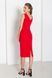 Червона сукня футляр в офісному стилі, XL(50)