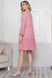 Розовое шифоновое платье с цветочным принтом, S(44)