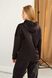 Модное женское худи черного цвета, XL(50)
