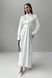 Вишукане вечірнє плаття з атласу білого кольору, XL(50)